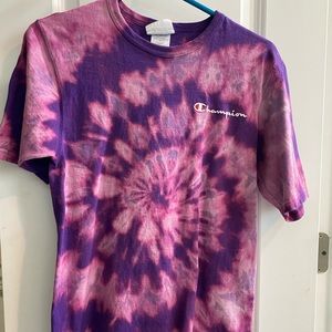 bleach dyed champion t shirt